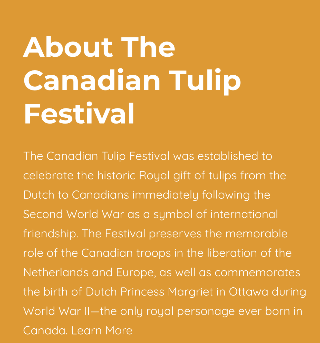 Canadian Tulip Festival